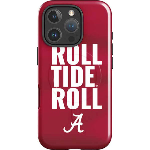 University of Alabama Roll Tide Roll iPhone 16 Pro Max Magsafe Impact Case